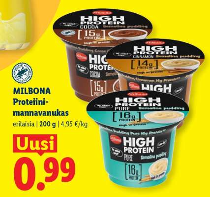 MILBONA Proteiini-mannavanukas