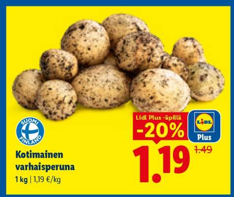 Kotimainen varhaisperuna