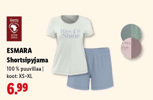 ESMARA Shortsipyjama
