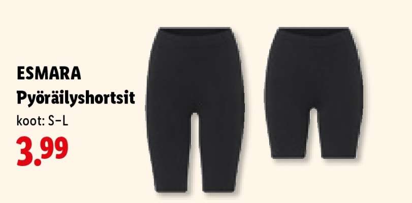 ESMARA Pyöräilyshortsit