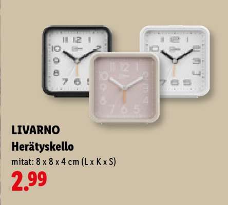 LIVARNO Herätyskello