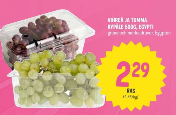 VIHREÄ JA TUMMA RYPÄLE 500G, EGYPTI