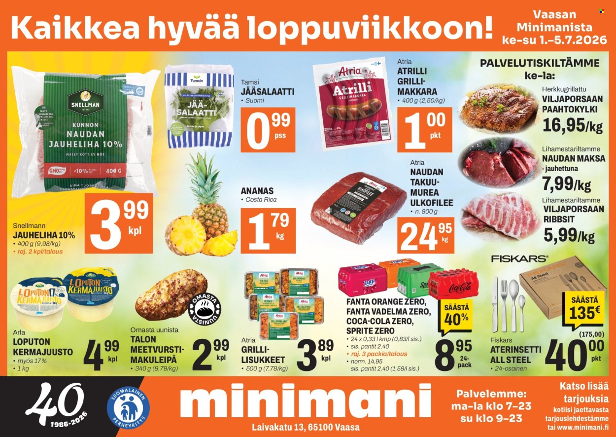 Minimani tarjoukset - 01.07.2026 - 05.07.2026. Sivu 1