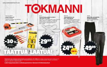 Tokmanni tarjoukset  - 06.07.2026 - 12.07.2026.
