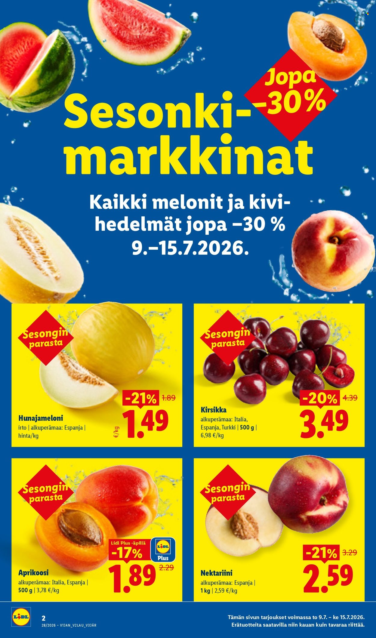 Lidl tarjoukset - 09.07.2026 - 15.07.2026. Sivu 2