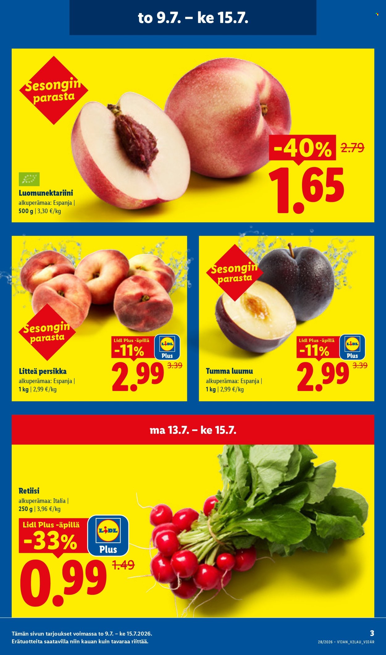 Lidl tarjoukset - 09.07.2026 - 15.07.2026. Sivu 3