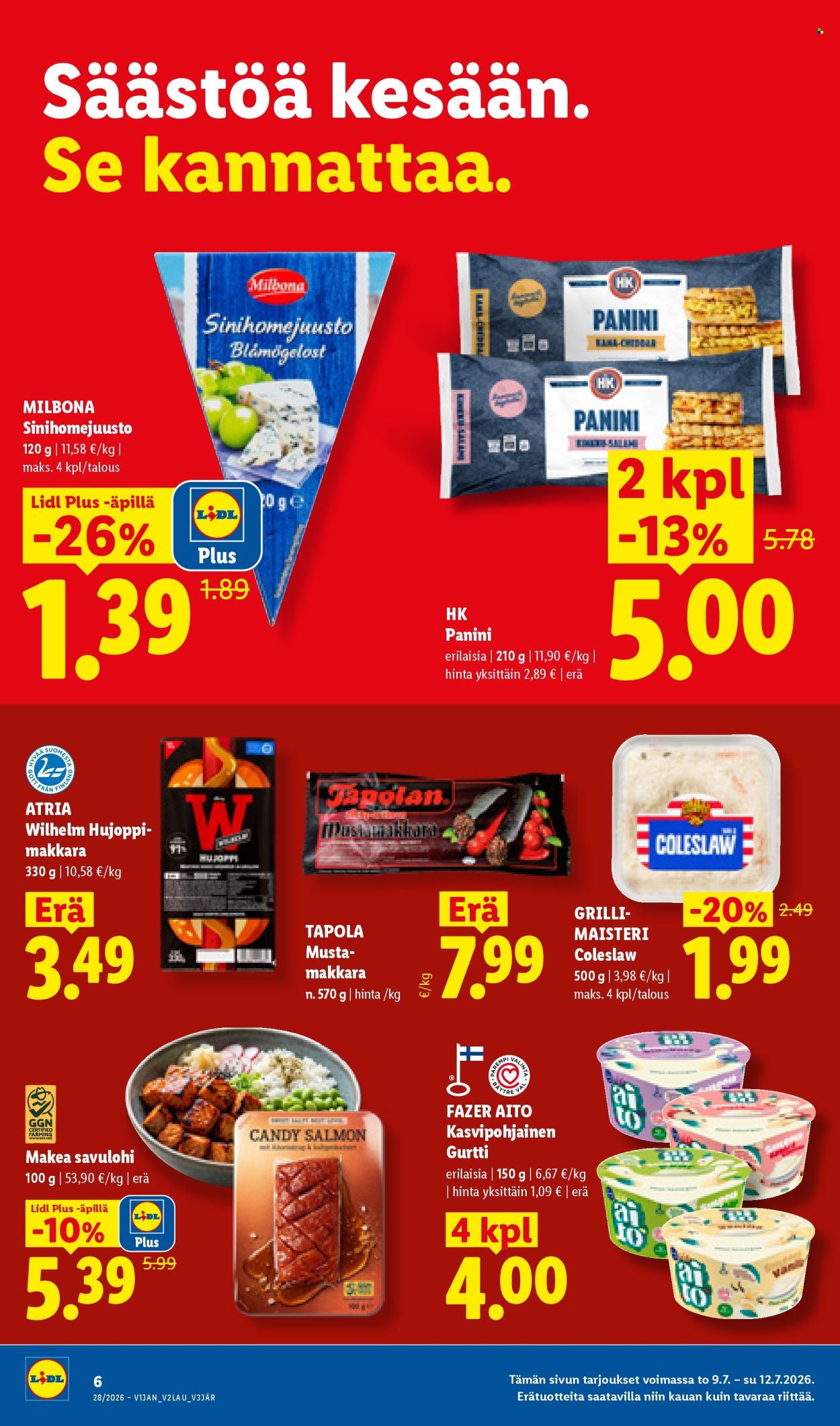 Lidl tarjoukset - 09.07.2026 - 15.07.2026. Sivu 6