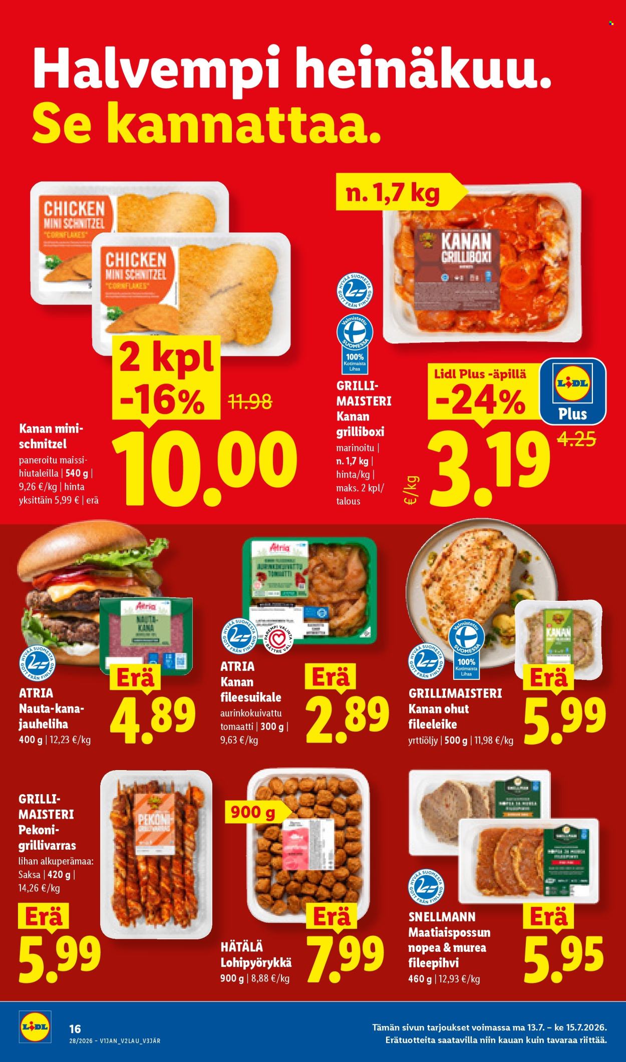 Lidl tarjoukset - 09.07.2026 - 15.07.2026. Sivu 22