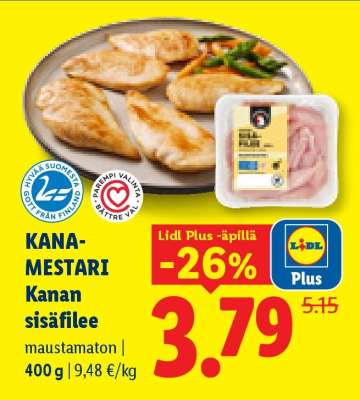 KANAMESTARI Kanan sisäfilee