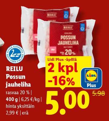 REILU Possun jauheliha