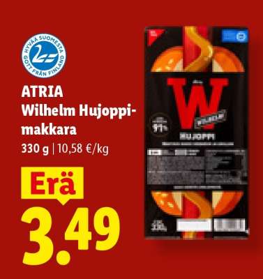 ATRIA Wilhelm Hujoppimakkara