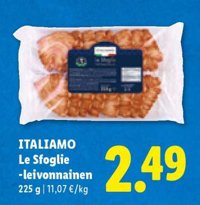 ITALIAMO Le Sfoglie -leivonnainen