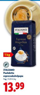 ITALIAMO Paahdettu espressokahvipapu