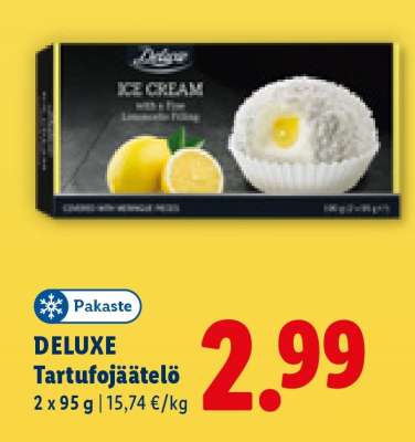 Deluxe Tartufojäätelö