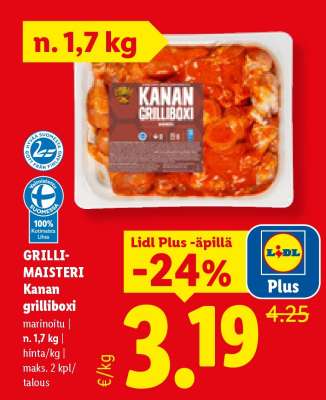 GRILLI-MAISTERI Kanan grilliboxi