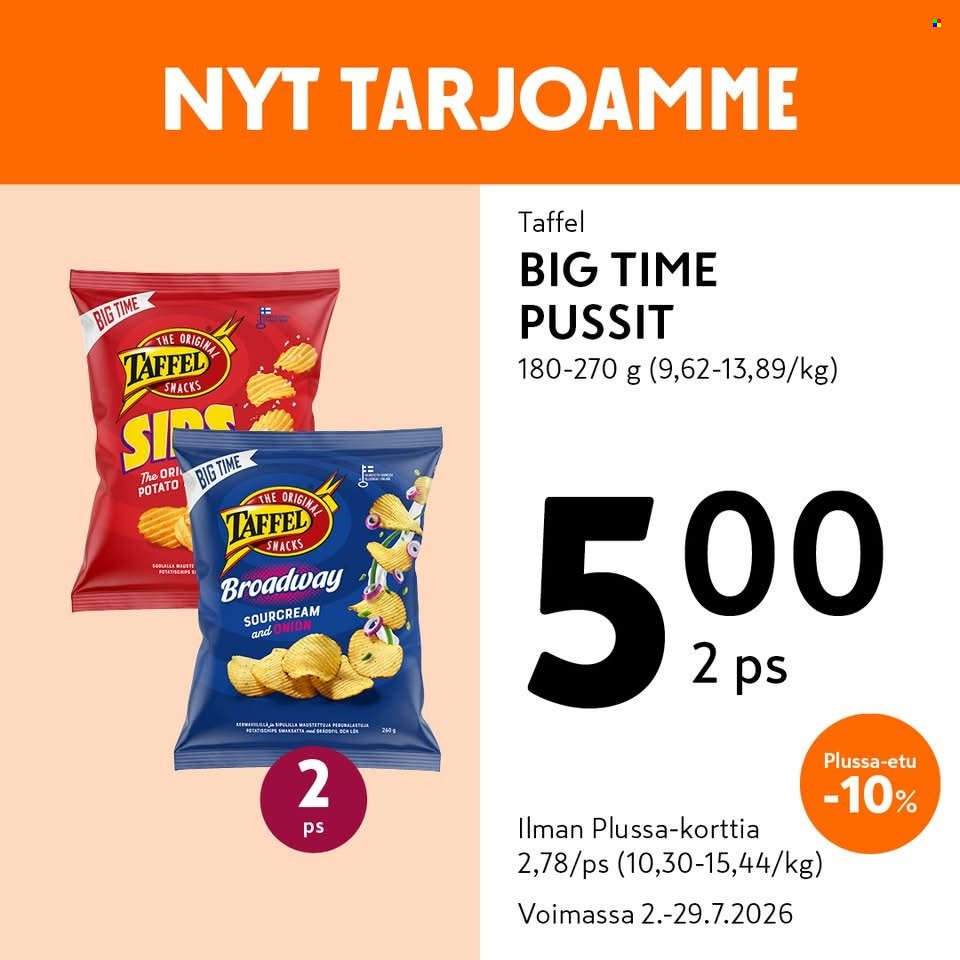 K-market tarjoukset - 02.07.2026 - 29.07.2026. Sivu 6