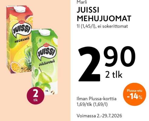 Marli Juissi Mehujuomat
