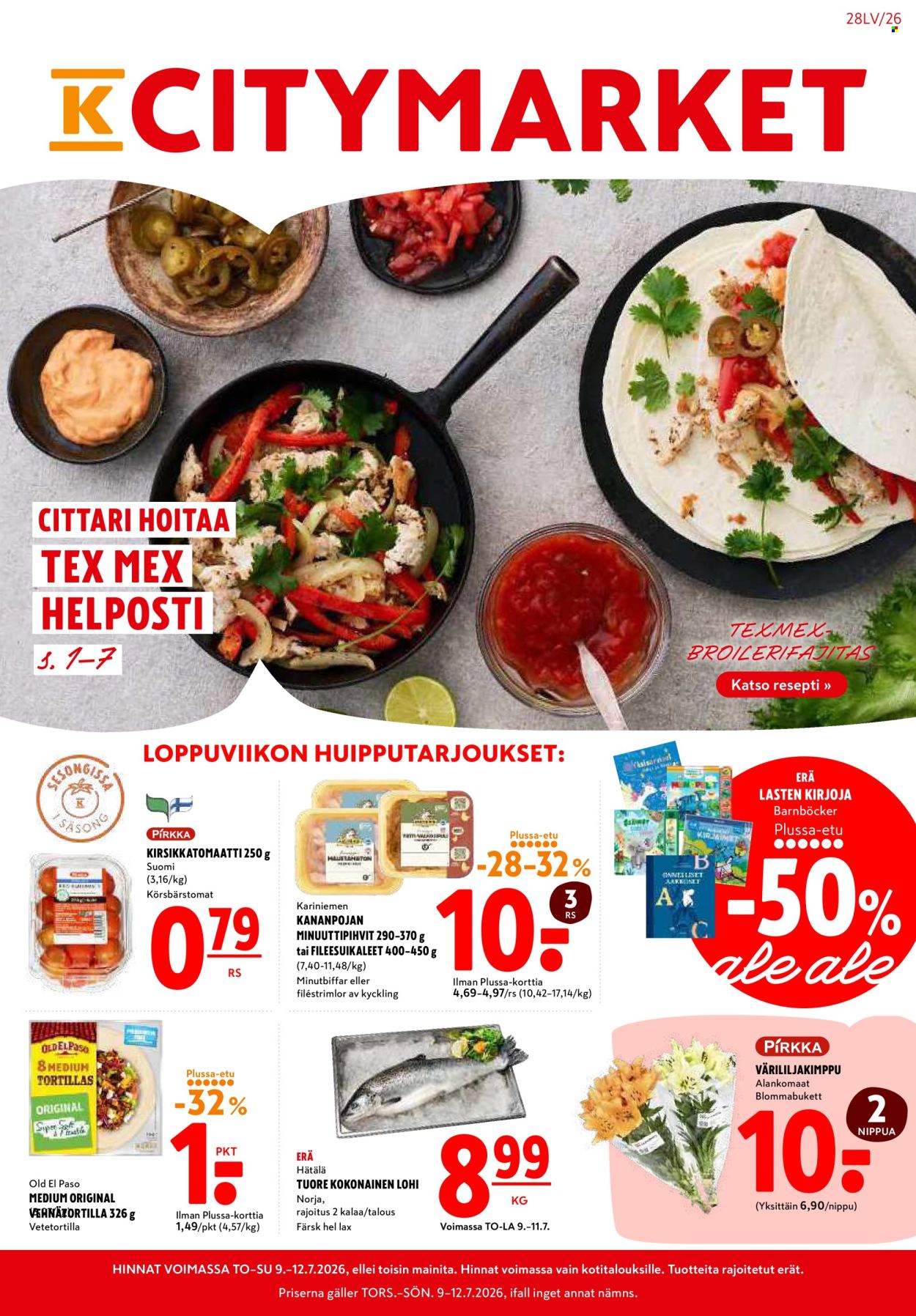 K-citymarket tarjoukset - 09.07.2026 - 12.07.2026. Sivu 1