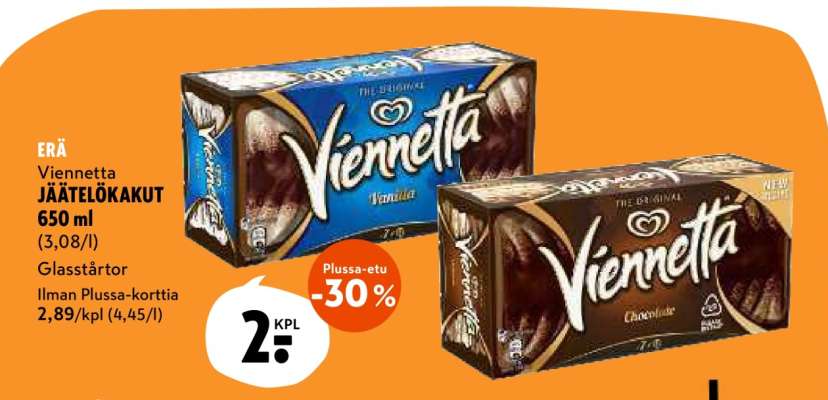 Viennetta JÄÄTELÖKAKUT 650 ml