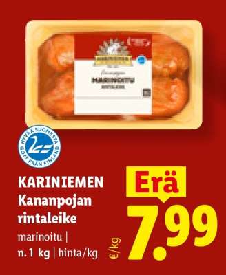 KARINIEMEN Kananpojan rintaleike