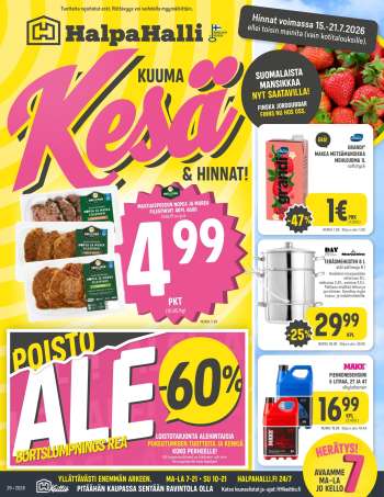 thumbnail - HalpaHalli tarjoukset - Uusin tarjouslehtemme
