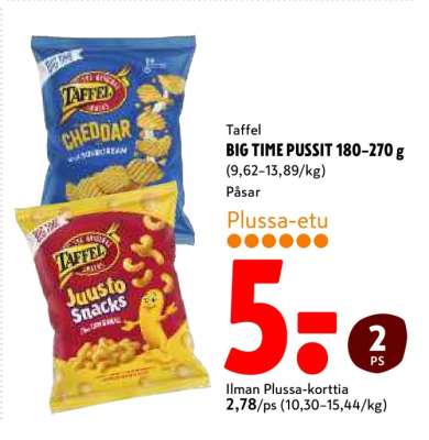 Taffel BIG TIME PUSSIT 180–270 g