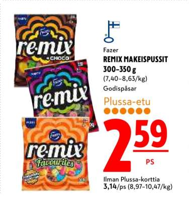 Fazer Remix makeispussit