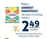 Malaco AAKKOSET MAKEISPUSSIT