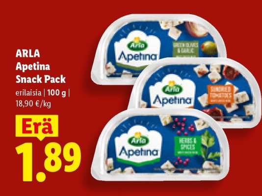 Arla Apetina Snack Pack