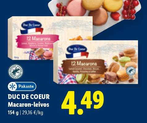 Duc de Coeur Macaron-leivos