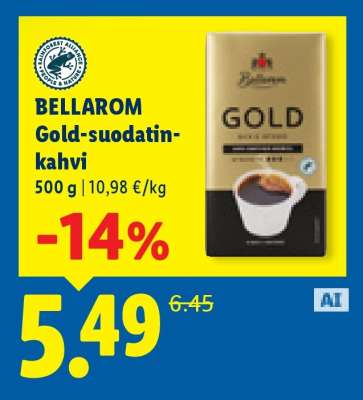 Bellarom Gold-suodatinkahvi