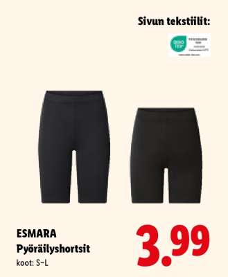 ESMARA Pyöräilyshortsit