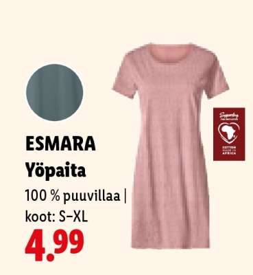 ESMARA Yöpaita