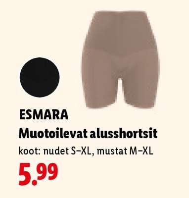 ESMARA Muotoilevat alushortsit