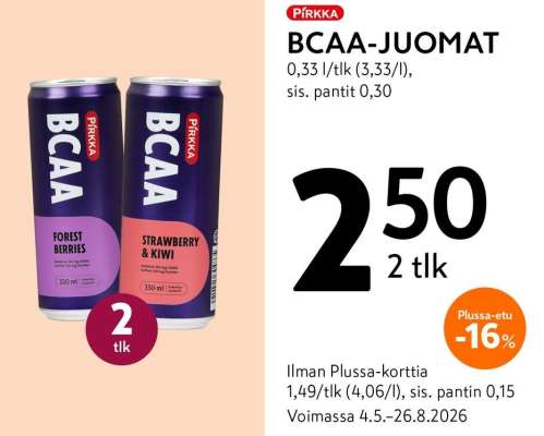 Pirkka BCAA-JUOMAT