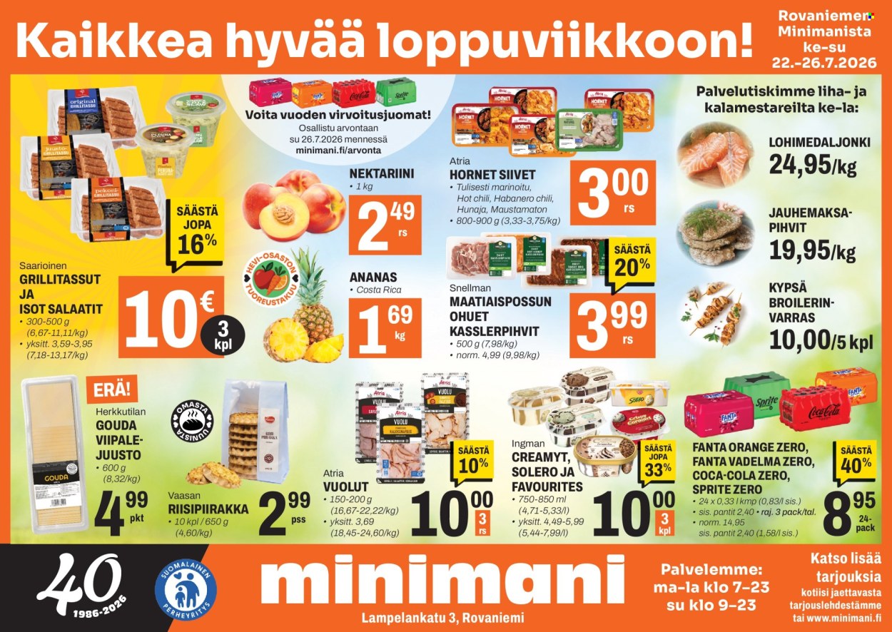 Minimani tarjoukset - 22.07.2026 - 26.07.2026. Sivu 1