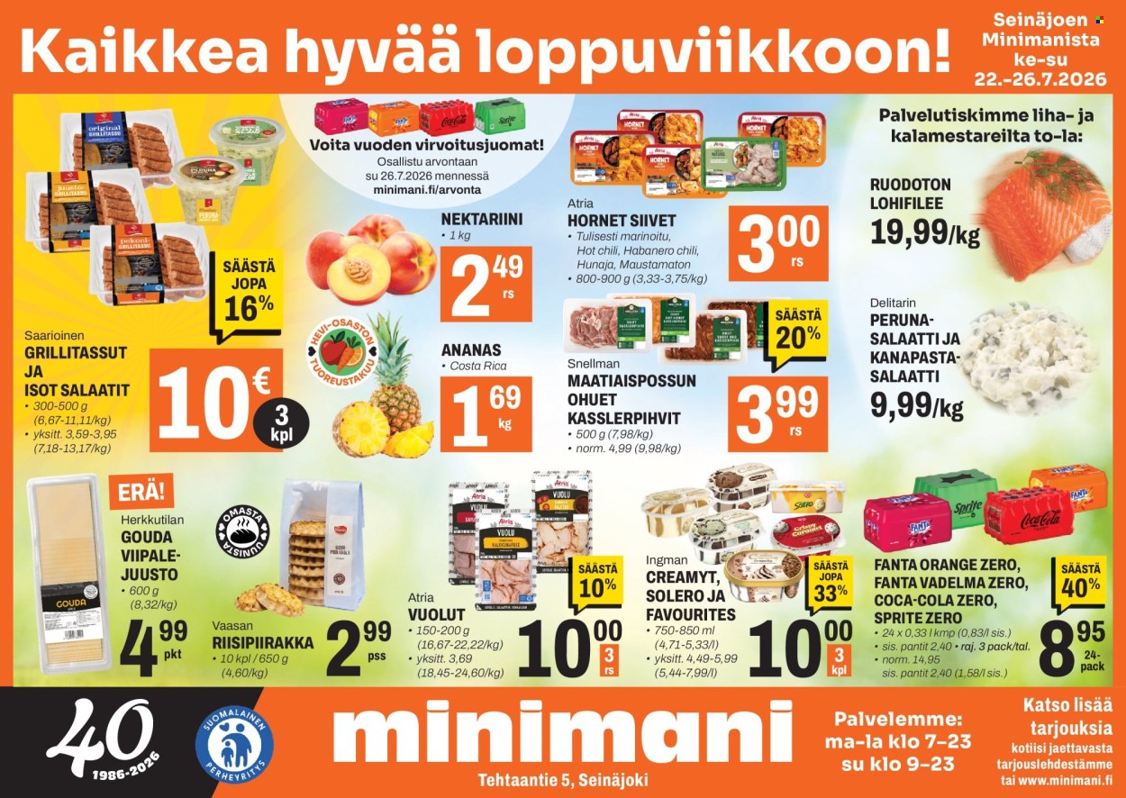 Minimani tarjoukset - 22.07.2026 - 26.07.2026. Sivu 1