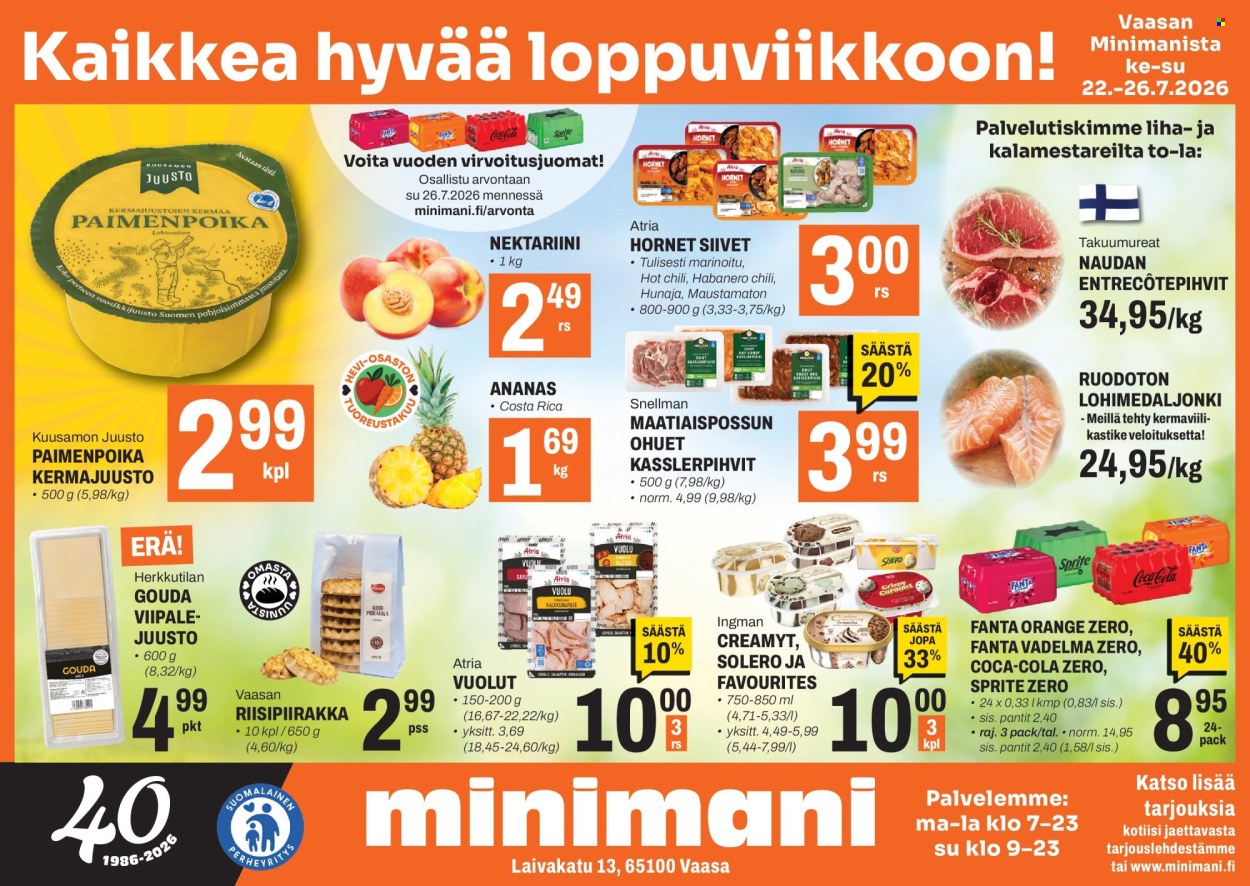Minimani tarjoukset - 22.07.2026 - 26.07.2026. Sivu 1