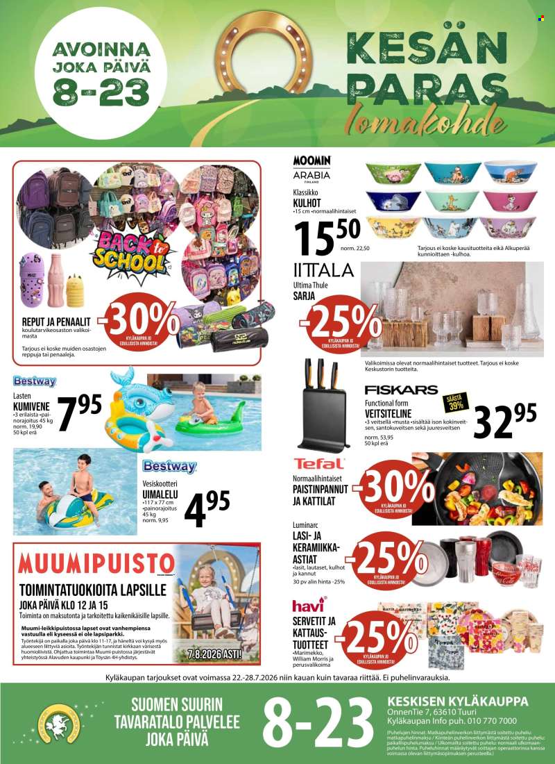 Tuuri tarjoukset  - 22.07.2026 - 28.07.2026.