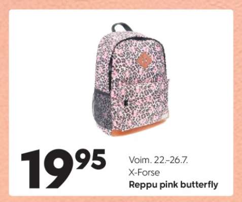 Reppu pink butterfly