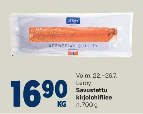 Leroy Savustettu kirjolohifilee