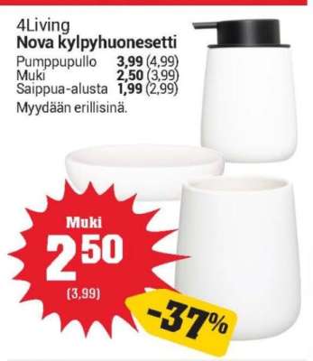 4Living Nova kylpyhuonesetti