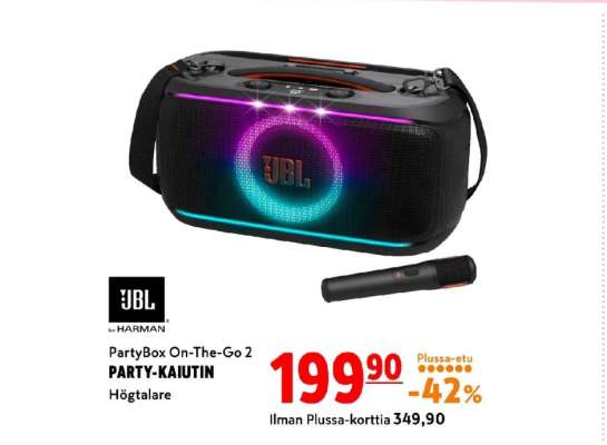 JBL Partybox On-The-Go 2