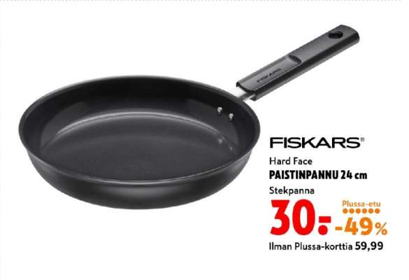 FISKARS Hard Face PAISTINPANNU 24 cm