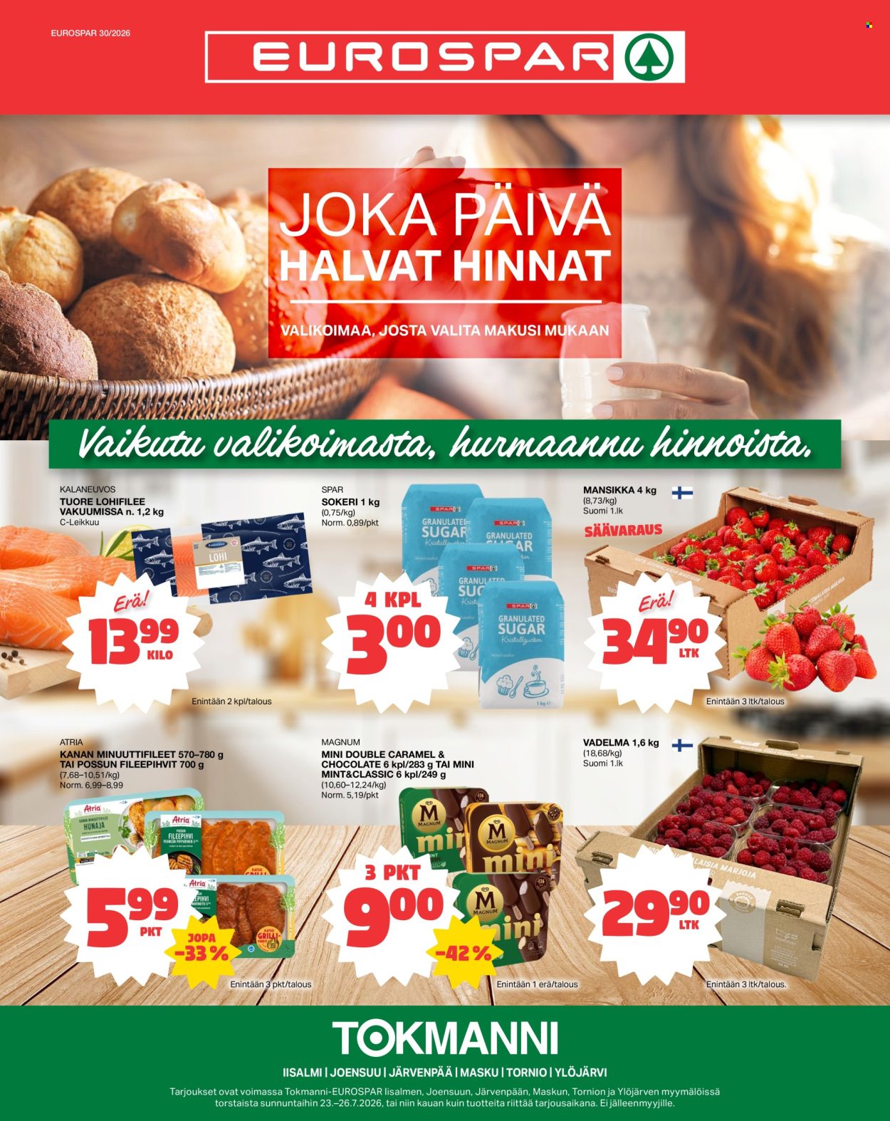 Tokmanni tarjoukset - 23.07.2026 - 26.07.2026. Sivu 1