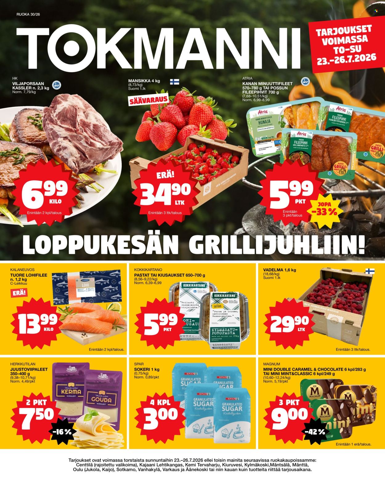 Tokmanni tarjoukset - 23.07.2026 - 26.07.2026. Sivu 1