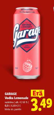 GARAGE Vodka Lemonade