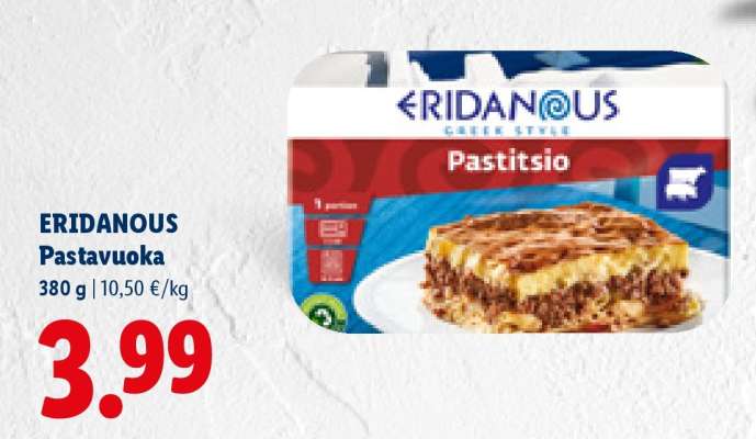 ERIDANOUS Pastavuoka