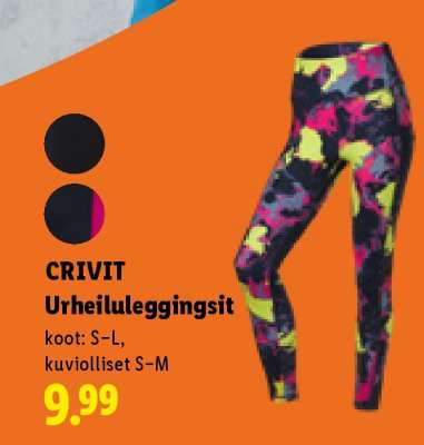 CRIVIT Urheiluleggingsit