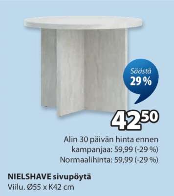 NIELSHAVE sivupöytä